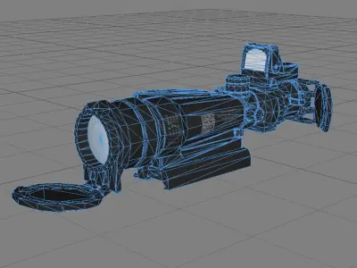 USMC Squad Day Optic 3D model