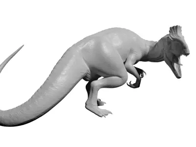 cryolophosaurus 3dprint 3D print model