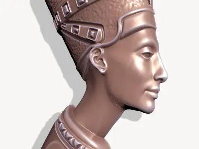 NEFERTITI QUEEN OF ANCIENT EGYPT PENDANT M02 3D print model