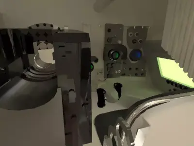 M1 Abrams interior 3D model