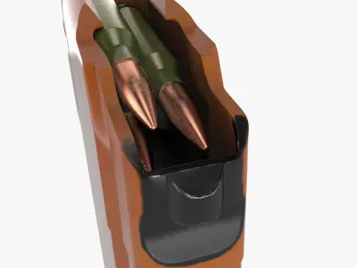 AK  Magazine bakelite 3D model