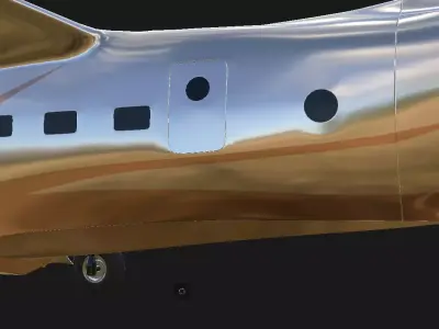Plane Aircraft  Low-poly 3D model