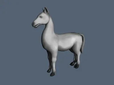 HORSE 3D model 4