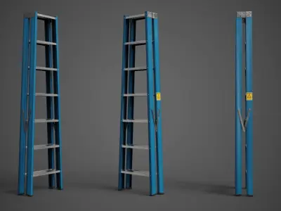 Ladder Game-Ready Low-poly 3D model purchase