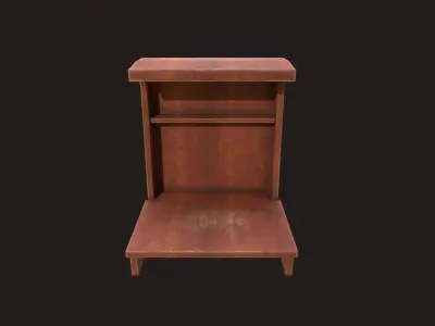 Old Pew Low-poly 3D model