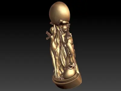 World Toon Trophy 3D print model