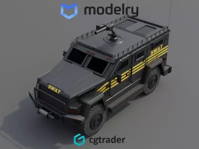 SWAT Vehicle 3D model purchase