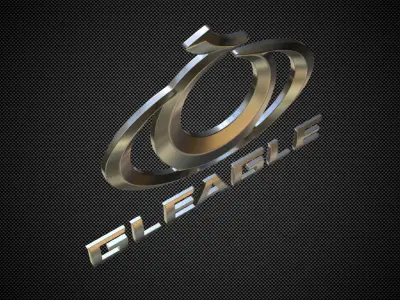 gleagle logo 3D model