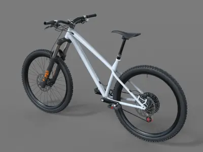 Mountain Bike 3d model Bicycle trail 3D model