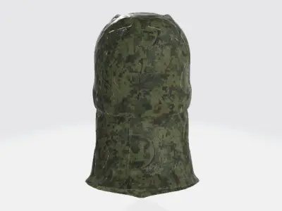 Military Tactical Balaclava Low-poly 3D model