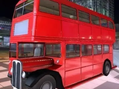 a old routmaster city bus 3D model