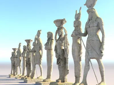 Ancient Giants Monument Pack 4 3D model