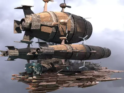 Dune Airship 1 3D model