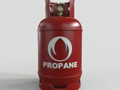 Gas Bottle 3D model