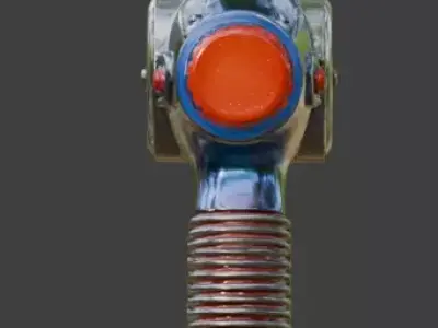 Atomic Fusion Ray Emitter 3D Model Low-poly 3D model