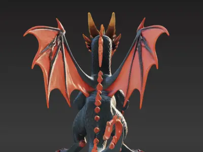 Evil Dragon 3D model