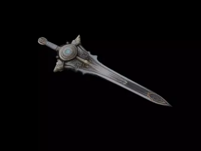 Celestial Sigil Sword 3D model