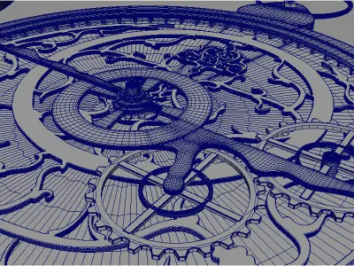 Astrolabe Hyperrealistic 3D model