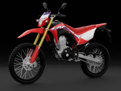 2017 Honda CRF150 L 3D model