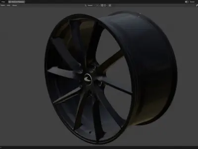 Rims 20 inch McLaren 720s 3D model