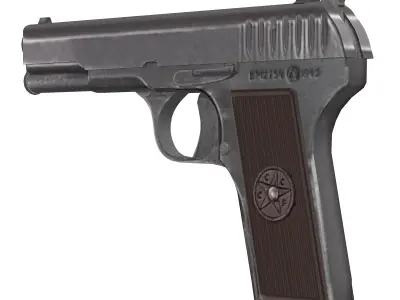 Tokarev TT33 3D model
