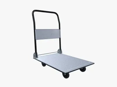 Platform Dolly Low-poly 3D model
