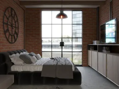 Boutique Hotel Design 3D model