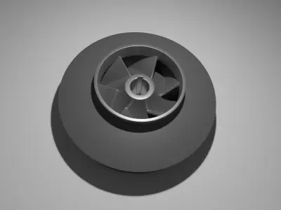 impeller pump 3D model