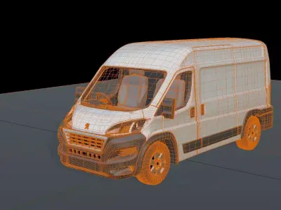 Peugeot Boxer Van 3D model