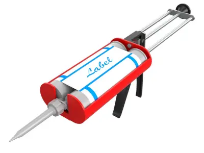 Dual Epoxy Gun 3D model