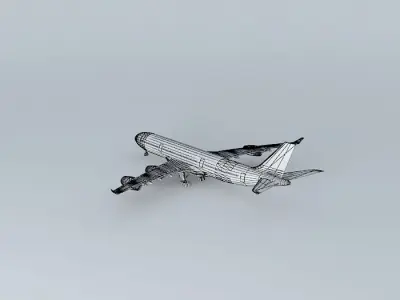 Template Airbus A340 200 Free 3D model