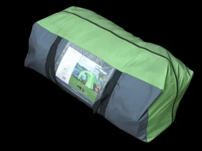 Camping Bag Collection 02 3D model