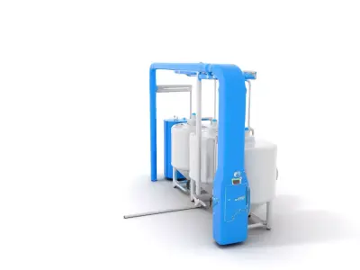 Stainless Steel Brewery Tanks model pack Low-poly 3D model