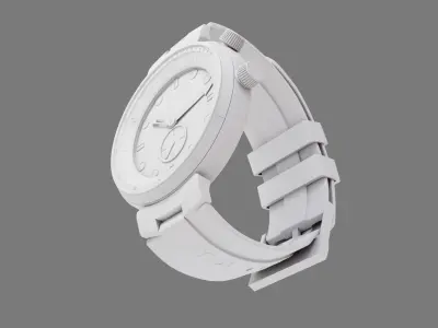 Watch 3D Model Photorealistic  Low-poly 3D model
