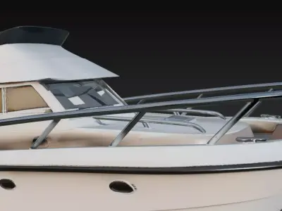 Modern Luxury Motor Yacht Cabin Cruiser 3D print model