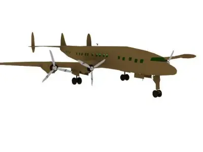 CONSTELA military plane 3D model