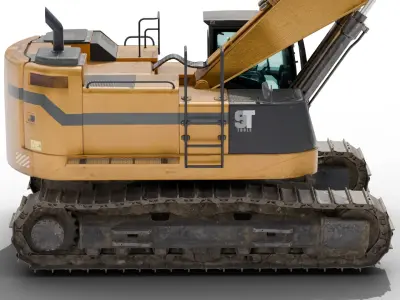 Excavator Hydraulic 3D model