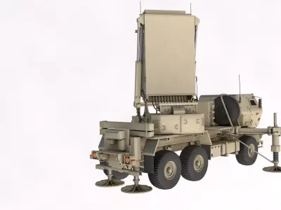ANTPQ-53 Radar 3D model purchase