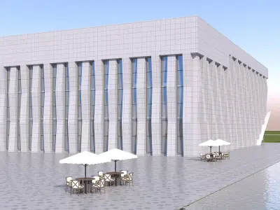 Building 08 3D model purchase