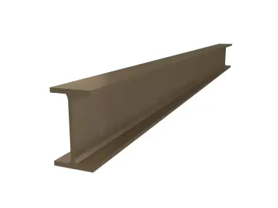 I Beam v1 006 Low-poly 3D model