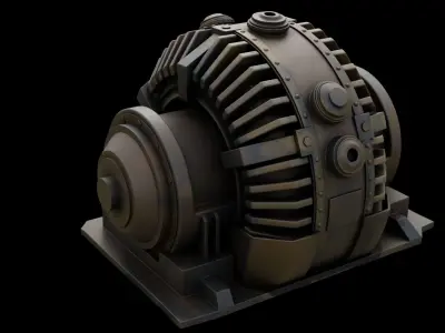 Cyberpunk Engine 3D model