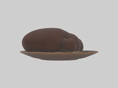 Kangaroo Liver Low-poly 3D model