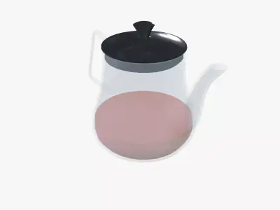 Teapot Low-poly 3D model