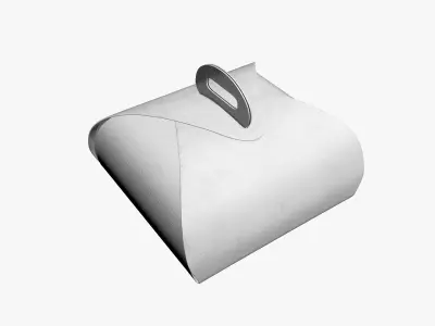 cakebox-paper bag 3D model