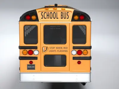 Generic SchoolBus 1980 3D model