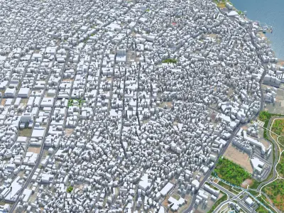 Maracaibo Zulia Venezuela 30km Low-poly 3D model