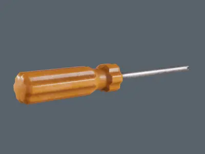 Screwdriver Set - PBR Game Ready Low-poly 3D model