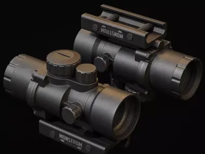 Monstrum Tactical Low-poly 3D model