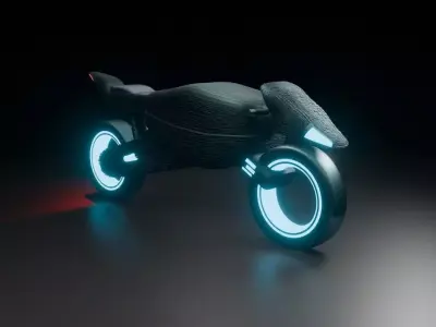 Cyberpunk Bike 3D model
