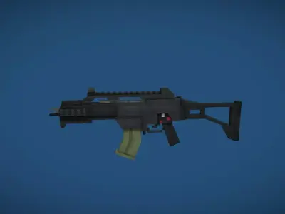 G36 Low-poly pixel Low-poly 3D model